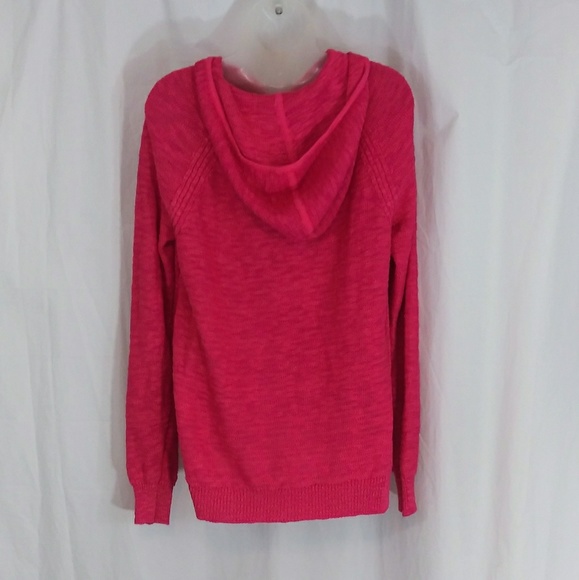 ✳️3️⃣/3️⃣0️⃣✳️Hot Pink Zipper Jacket with hood - Picture 2 of 7